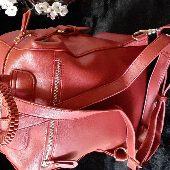 Urban Expressions Rust Robyn Back Pack-Vegan - Picture 2 of 9